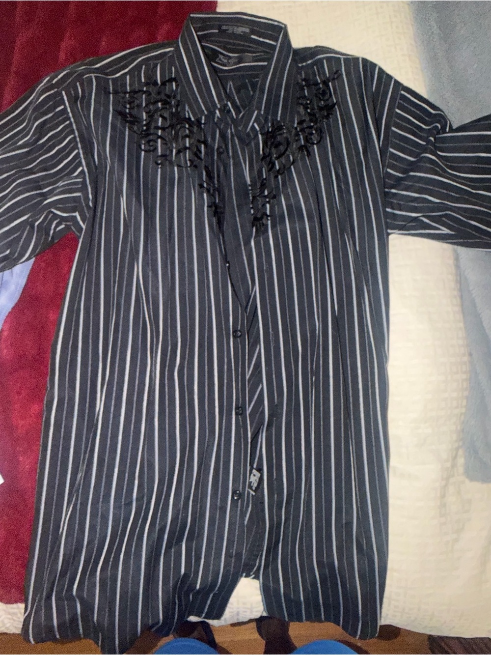 2 Van Heusan Men's button down shirts